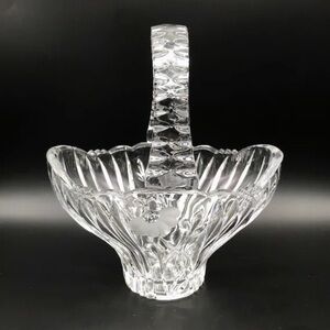 PRINCESS HOUSE Heritage Romance Lead Crystal 6” sweetheart basket Bowl
